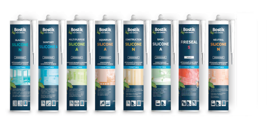 Bostik запускает новую линейку силиконовых герметиков